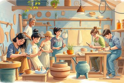 Introduction to Handcrafted Art: Tools and Materials